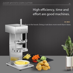 Cortadora y Exprimidora Automática Comercial <span class=keywords><strong>de</strong></span> Verduras 2 en 1, Máquina para Hacer <span class=keywords><strong>Papas</strong></span> Fritas para Patatas, Zanahorias y Pepinos - Product Image 4