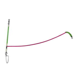 Canne à pêche marine lumineuse courbée en acier inoxydable à bras unique pour la pêche en bateau, idéale pour la cale et l'utilisation en mer. - Product Image 1