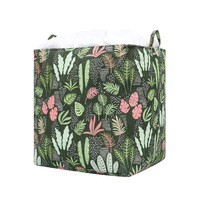 Panier de rangement rectangulaire moderne grande capacité en coton et lin, sac de tri de linge sale anti-poussière pour la maison