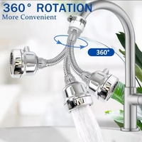 Robinets de cuisine sous pression et économiseurs d'eau universels Têtes anti-éclaboussures et filtres à eau pour aérateurs de salle de bain inclus