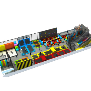 Parco Trampolini Commerciale al Coperto - Moduli Multifunzionali di Gioco Morbido per Bambini e Adulti |   Uso in centri commerciali/scuole - Product Image 1