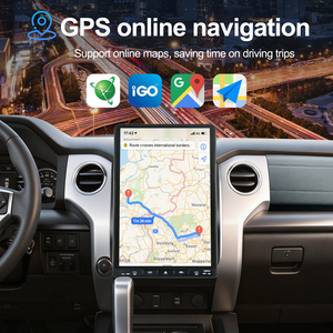 Navihua Écran vertical 16,8 pouces, unité principale Android de remplacement pour Toyota Tundra 2014-2020, style Tesla, GPS, radio multimédia - Product Image 6