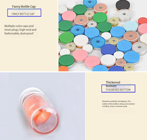 Pot de distribution de poudre lyophilisée pour usage médical et esthétique, en verre double couche, scellé au liège, Nasin 3ml 5ml - Product Image 4