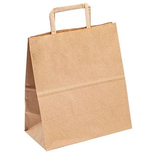 Custom Print Logo Shopping Craft Kraft Paper Bag China Eco Friendly Kraft Paper Bag - Product Image 5