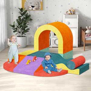 Desain Modern 10 buah busa warna memanjat blok untuk balita 1-3 Bermain lembut Set untuk dalam ruangan memanjat kamar tidur merangkak ruang makan ruang tamu - Product Image 3