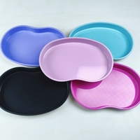 Plateau de rangement en métal anti-corrosion de qualité alimentaire, de forme spéciale et coloré, pour clés de bureau, bijoux, maquillage et accessoires pour ongles