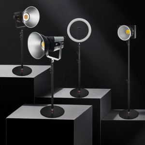 Soporte de Micrófono de Piso Ajustable de 2.1M, Duradero, con Base Redonda de Metal, Fácil de Usar en el Estudio y en Sitio - Product Image 5