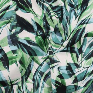 Huayeah Velours Canapé Tissu Tissu Feuille De Bambou Motif Impression Style Ripstop pour Garçons Vêtements-Jupes Et Robes - Product Image 1