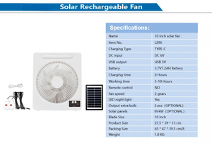 Ventilador de pie para hotel altamente recomendado, circulador de aire, ventilador de retorno y reemplazo, nuevo ventilador solar de pie recién llegado. - Product Image 3