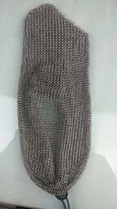 स्टेनलेस स्टील चेन मेल तार जाल सुरक्षा जुर्राब जूता - Product Image 4