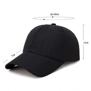 Nouvelle Casquette de Baseball Été 2026 Homme Femme Séchage Rapide Personnalisable Logo Maille Respirante Couleur Unie Casquette Snapback Chapeaux de Sport - Product Image 3