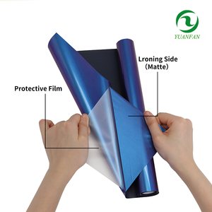 ฟิล์มถ่ายโอนความร้อนแบบล้างทำความสะอาดได้ ยี่ห้อ Yuanfan Chameleon (วัสดุ PU) แบบม้วน - Easyweed <span class=keywords><strong>Panther</strong></span> ขนาด 61 ซม. x 50 ม. หนา 0.1 มม. - Product Image 5