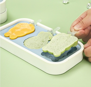Forma de Sorvete Portátil e Segura em Silicone de Grau Alimentício, Capacidade de <span class=keywords><strong>500ml</strong></span>, Tampa para Picolé, Caixa DIY Reutilizável para Congelador - Product Image 5
