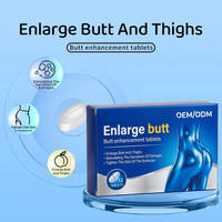 Comprimés Naturels Premium aux Herbes pour le Remodelage des Fesses, 12 Unités, pour Femmes, Soutien à la Fermeté des Courbes des Hanches et à la Beauté Corporelle