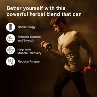 Suplemen Gummy Shilajit Himalaya Murni OEM dengan Ashwagandha, Suplemen Energi Alami untuk Pemulihan Otot