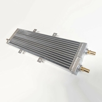 Radiateur Intercooler Eau-Air en Aluminium Brasé Yushun 3003 Argent/Noir, Certifié ISO9001:2008/TUV, 100% Testé -26x7x2