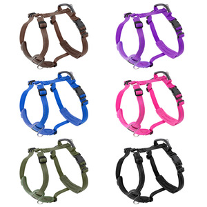 Harnais pour chien en nylon sergé, style gilet, anti-évasion, sangle de poitrine, tailles S, M, L, XL - Product Image 3