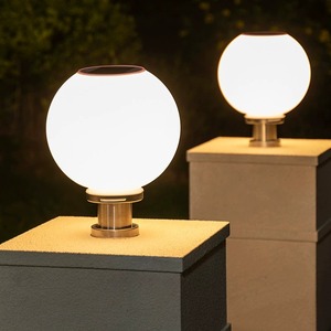 Lampe moderne à LED à énergie solaire pour la porte principale de la maison, du jardin et de l'extérieur Lampe murale à pilier étanche Prix d'usine - Product Image 4