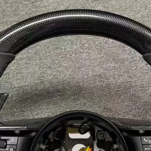 Volante in Fibra di Carbonio e Pelle Personalizzato di Alta Gamma per Porsche Panamera 911 918 718 Macan Cayenne Accessori Auto - Product Image 3