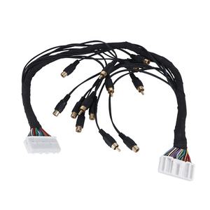 Hoge Kwaliteit Custom Auto Radio Video Stereo Iso Bedrading Harnas Auto 40 Pin Connector Aangepaste Kabelboom - Product Image 1