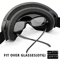 Lunettes de ski photochromiques personnalisées par le fabricant, protection UV400, lunettes de sport pour la neige, verres polarisés, lunettes de snowboard et de ski OEM