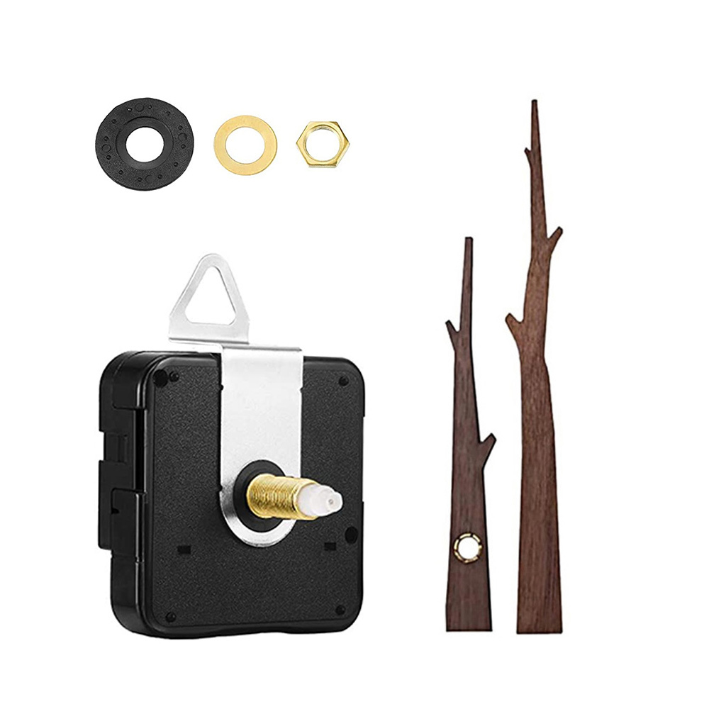 Clock movement+Iron hook+A108 Black hands
