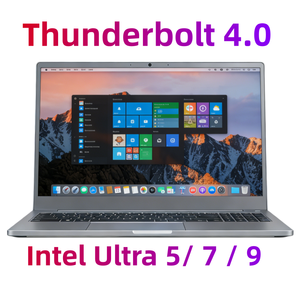 Nuevo Portátil Profesional <span class=keywords><strong>de</strong></span> Metal con IA <span class=keywords><strong>de</strong></span> 15.6 Pulgadas, Intel Ultra 5 7 9 225H 255H 285H, RAM DDR5, WIFI 6, 5500mAh, Thunderbolt - Product Image 1