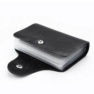 Porta carte di credito in pelle con blocco Rfid multi-carta a buon mercato colorato di lusso per uomo <span class=keywords><strong>e</strong></span> donna - Product Image 2