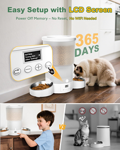 Smart Large Capacity Automatic Pet Feeder with <b>Timer</b> Remote Control and Eco-Friendly Solid Bowl for Cat and Dog Feeding - Product Image 4