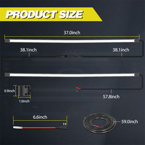 Feux indicateurs de calandre Ford F150, barres lumineuses LED de calandre, F250 Super Duty, pick-up Ford Lightning, accessoires pour pick-up Ford - Product Image 5