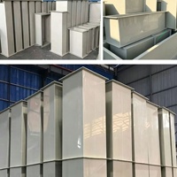 Conduit de ventilation rectangulaire en PVC rigide (polyvinyle chlorure) sur mesure pour système de ventilation Guangxi