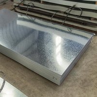 Tôle Métallique Galvanisée en Acier GI Prix Usine Dx51d Dx52D SGCC SPCC Tôle Revêtue de Zinc