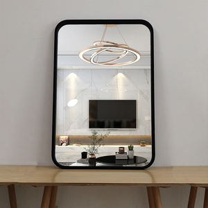 <span class=keywords><strong>Grand</strong></span> <span class=keywords><strong>miroir</strong></span> mural rectangulaire contemporain haut de gamme <span class=keywords><strong>en</strong></span> <span class=keywords><strong>fer</strong></span> <span class=keywords><strong>forgé</strong></span> <span class=keywords><strong>noir</strong></span> pour salle de bain et dressing, vente <span class=keywords><strong>en</strong></span> gros - Product Image 4