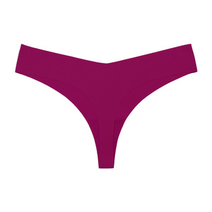 Chic Sexy Low-Rise Ice Silk Barely-There Culotte <span class=keywords><strong>string</strong></span> une pièce sans couture et aérée pour femme - Product Image 4