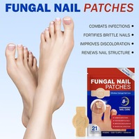 Autocollant de Correction Ongulaire en Hydrogel Antifongique, Patch de Soin pour Ongles Enfoncés, Patch Réparateur Anti-Infectieux pour Paronychie