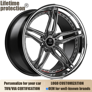 ล้อแม็ก3ชิ้น SL-505 mV ขอบ19-21นิ้ว5X114.3 5x112สำหรับ Toyota <span class=keywords><strong>Nissan</strong></span> Z34 <span class=keywords><strong>Nismo</strong></span> MAZDA Porsche Cayman <span class=keywords><strong>GT4</strong></span> Honda - Product Image 1