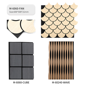 Panneaux acoustiques en bois étanches <span class=keywords><strong>WYC</strong></span> – Les plus vendus, modernes et insonorisants pour salon, chambre et hôtel - Product Image 2