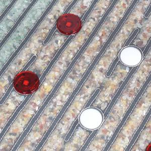 Bio stimolazione Gemstone a infrarossi Pemf Mat 7 Chakra Gemstone tappetino riscaldante - Product Image 4