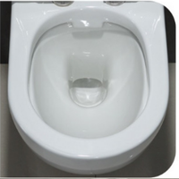 Tarpul Moderne Sanitaire Mural WC Toilette Norme Européenne En Céramique Siphon Rinçage Une Pièce Vente Chaude Usage Domestique