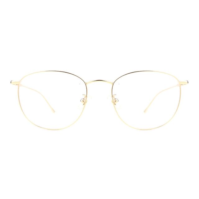 2024 Fashion Metal Myopia Frame Glasses Personality Trend Anti-Blue Light Glasses Unisex Optical Glasses