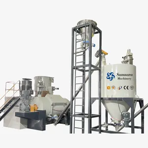 Automatic Chemical Dosing Machine Powder Mixer SPC Floor Extrusion Line Vacuum Coneyor Pneumatic Conveying System PVC Easy