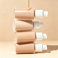 Fond de Teint Mat Hydratant 6 Couleurs Unifie le Teint Correcteur Couvrance Parfaite Contrôle du Sébum Base de Maquillage