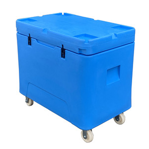 Glacière portable moderne de <span class=keywords><strong>haute</strong></span> qualité 330L en PE rotomoulé, étanche, avec roues, logo personnalisable, pour aliments et canettes (glace sèche) - Product Image 2