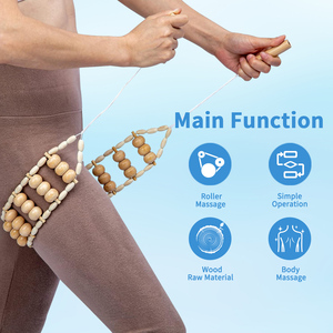 나무 마사지 롤러 손실 체중 전신 이완 나무 치료 마사지 도구 - Product Image 2