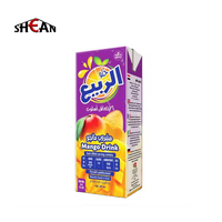 Emballage aseptique en carton pour le remplissage de lait, de jus et de thé