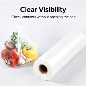 HDPE Deli <b>Bag</b> Roll Transparent Food Grade Sandwich <b>Bags</b> Perforated on Roll Daily To Go for Cafe Takeaway - Product Image 6