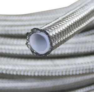 Tuyau tressé en PTFE SAE100 R14 fil d'acier inoxydable à pression haute température 316L AN6 Durable alambiqué pour pompe à huile - Product Image 1