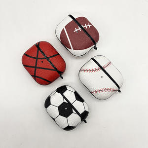 Football <span class=keywords><strong>Basketball</strong></span> Rugby Baseball étui en cuir pour Apple <span class=keywords><strong>Airpods</strong></span> 1/2/3/4 protecteur pour <span class=keywords><strong>Airpods</strong></span> Pro 2 housse casque sans fil sac - Product Image 4