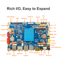 Placa de Desarrollo Amlogic A311D OEM ODM, Placa Base Inteligente Ultrafina con Interfaces LVDS y MIPI para Máquinas Expendedoras