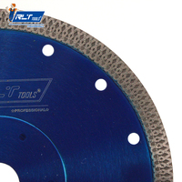 Alat Rlt 7 Inci 180Mm Mata Gergaji Laser Turbo Jaring Sintered Tekan Panas untuk Piringan Pemotong Berlian Bundar Keramik Porselen Ubin